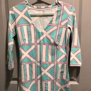 Mahi Gold Bell-Sleeved Dress